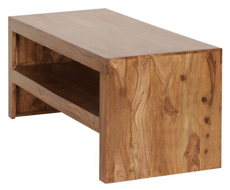 Couchtisch 110 x 45 cm braun