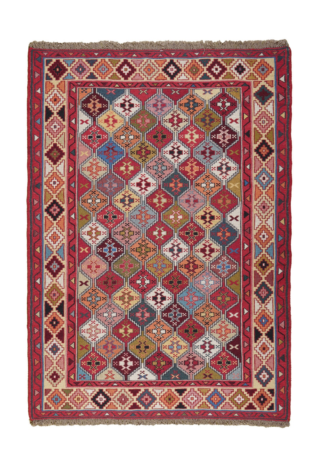 porta x Ipek Kelimteppich SUMAK SHAHSAVAN ANTONELLA 104 x 145 cm mehrfarbig