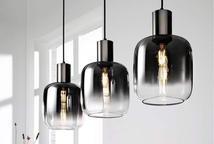 casaNOVA Retrofit Balkenpendel SVENJA 3-flg anthrazit
