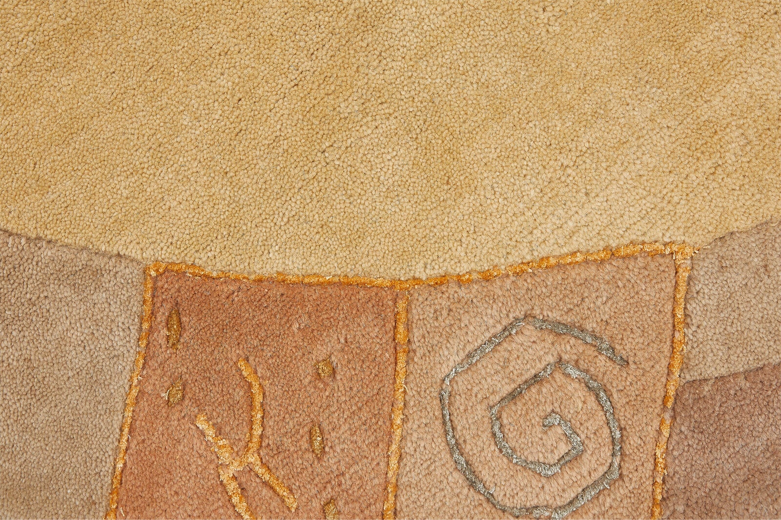 Teppich MANALI 150 cm rund beige