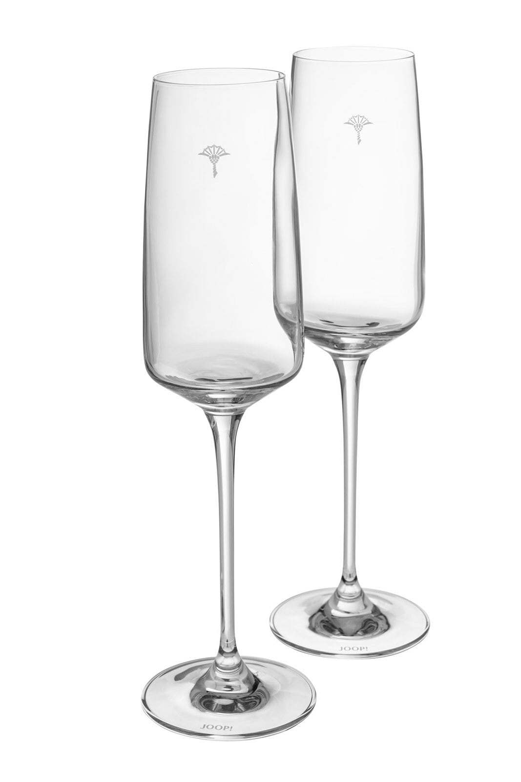 JOOP! Champagnerglas SINGLE CORNFLOWER 2er Set - je 250 ml