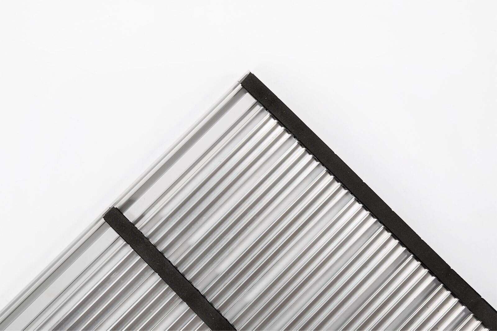 Fußmatte EXCLUSIVE 40 x 60 cm schwarz/silberfarbig