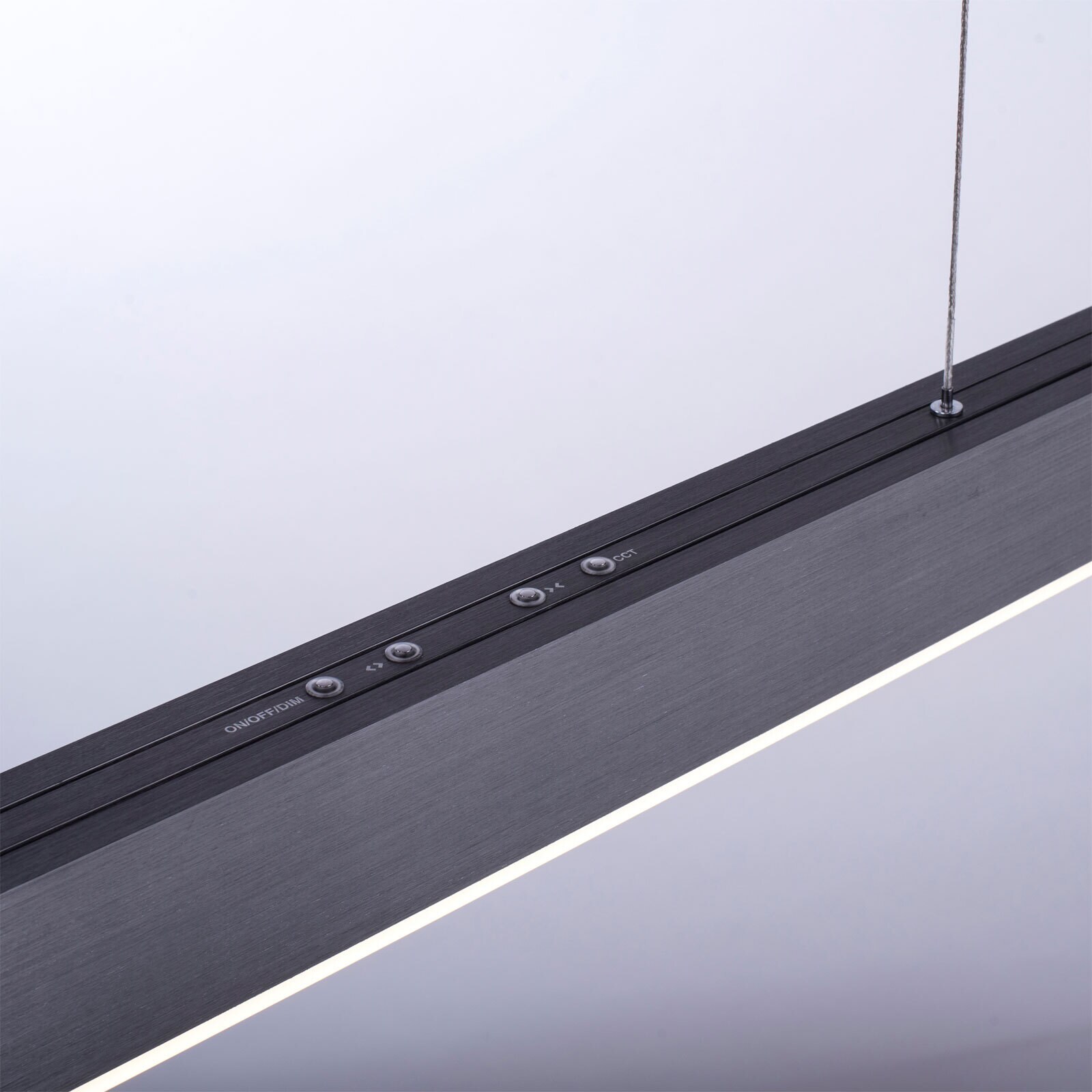 Paul Neuhaus LED Balkenpendel PURE-MOTO grau eloxiert