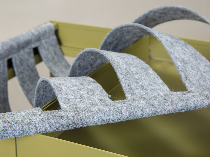 Beistelltisch TILL 35 x 40 cm Metall Olive