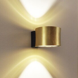 BANKAMP LED Wandlampe IMPULSE goldfarbig