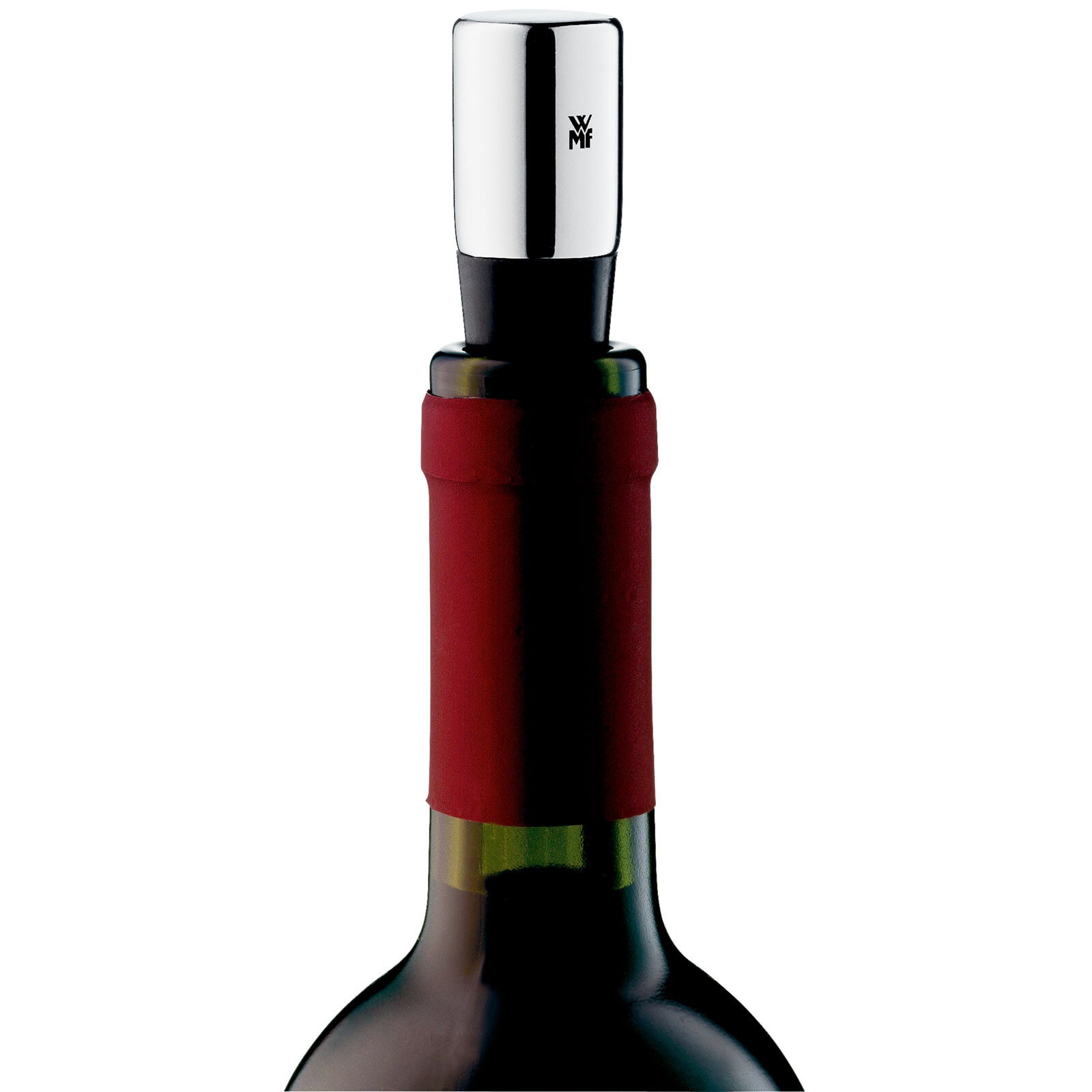 WMF Weinflaschenverschluss VINO schwarz/ silberfarbig