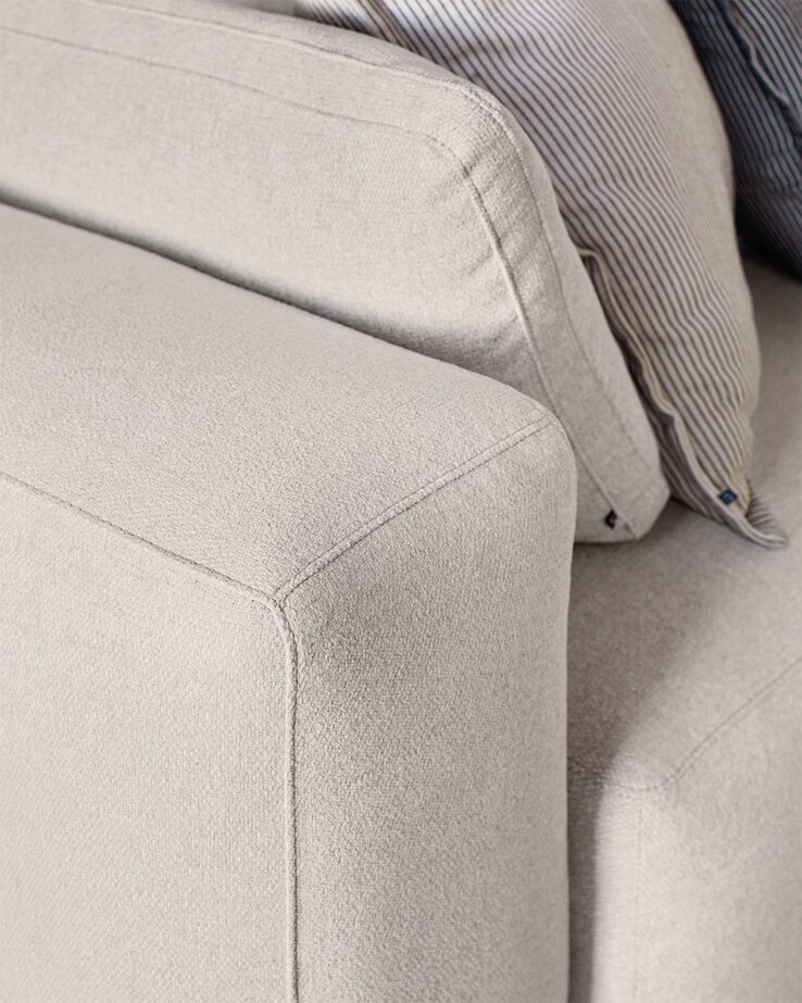 Kave Home Ecksofa BLOK 4-Sitzer 290 x 290 cm beige