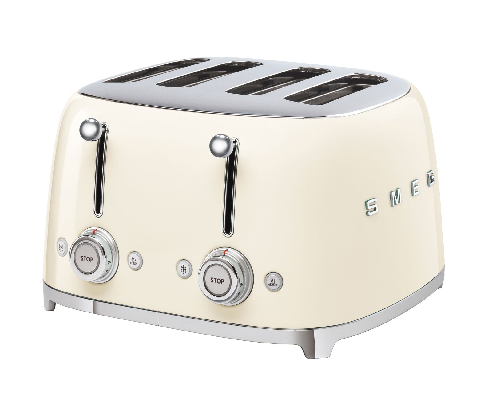 SMEG Toaster 4-Schlitz Retro Creme