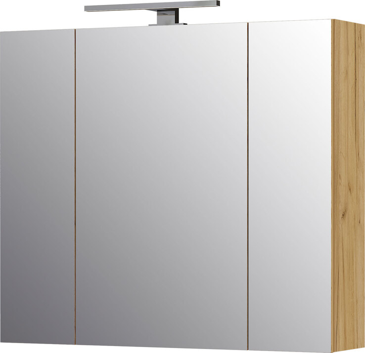 CASAVANTI Spiegelschrank ZINO 76 x 75 cm Navarra Eiche