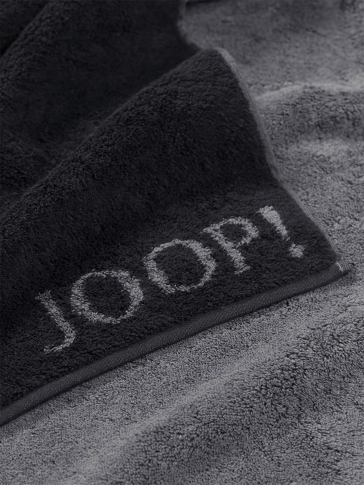JOOP! Handtuch DOUBLEFACE 50 x 100 cm schwarz 