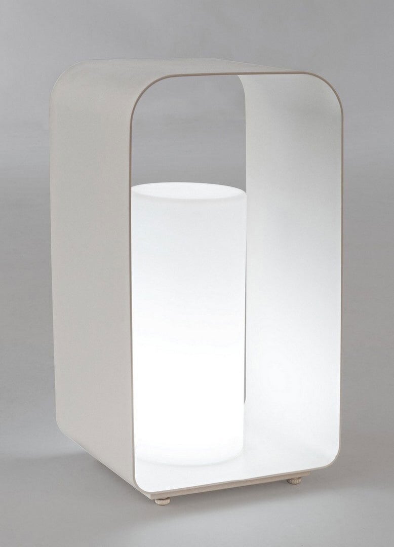 bizzotto Outdoor LED Tischlampe RIDLEY 55 cm weiß