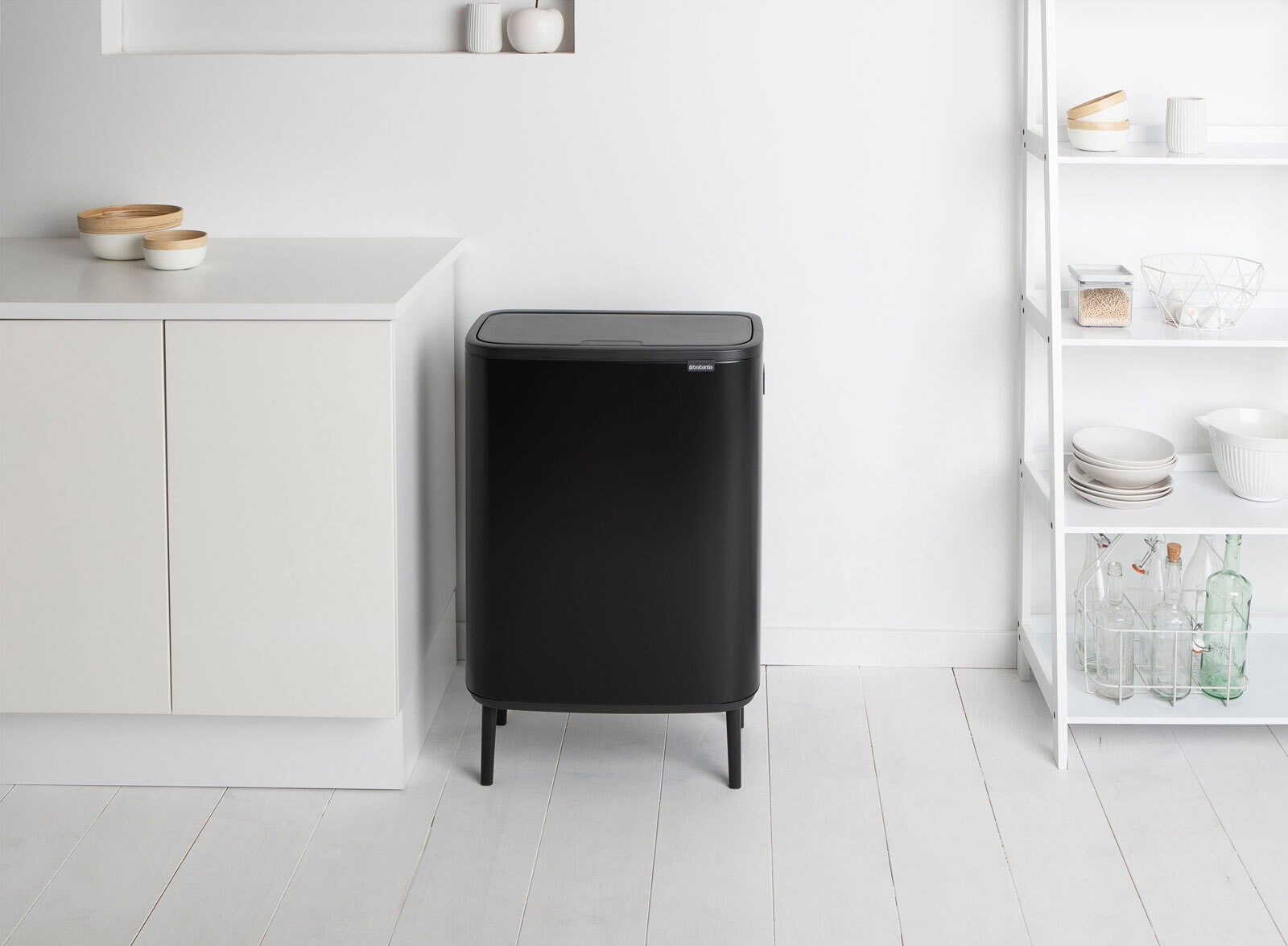 brabantia Mülleimer BO TOUCH BIN HI 2 x 30 Liter matt black