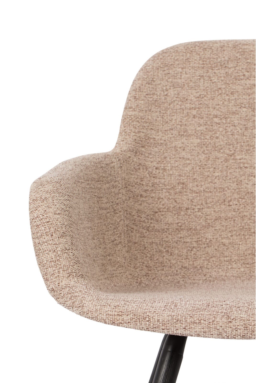 zuiver Stuhl ALBERT KUIP SOFT mit Armlehnen Textil beige