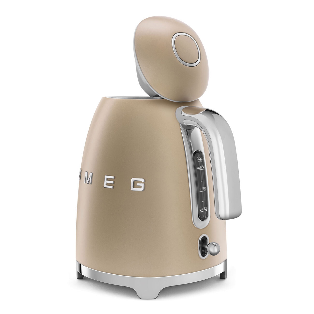 SMEG Wasserkocher 1700 ml Champagnerfarbig matt