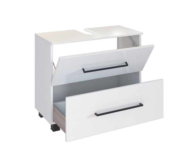 Waschbeckenunterschrank LUZERN 70 x 53 cm Weiß matt