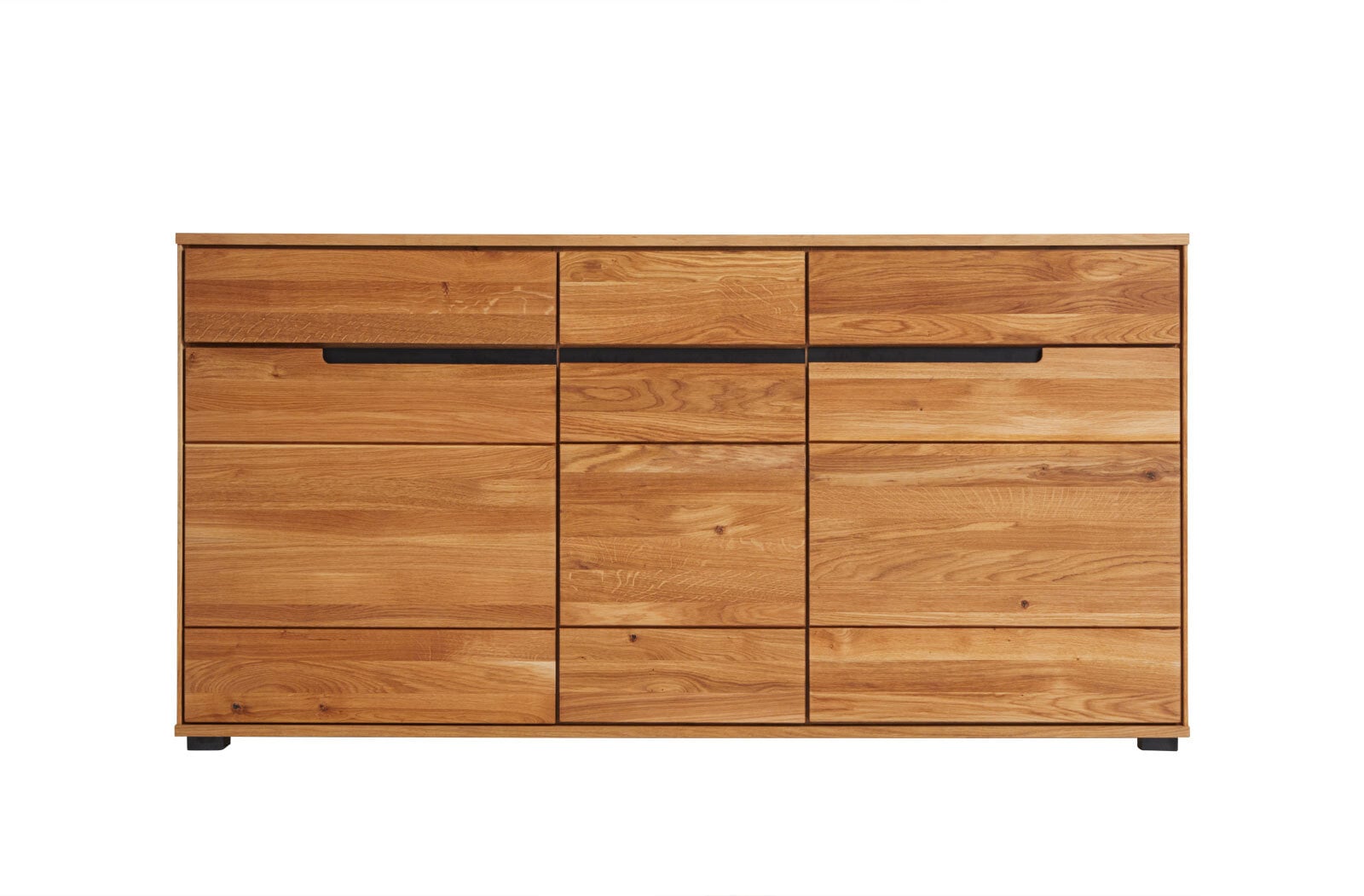 Sideboard LOLA 163 x 84 cm Eiche teilmassiv