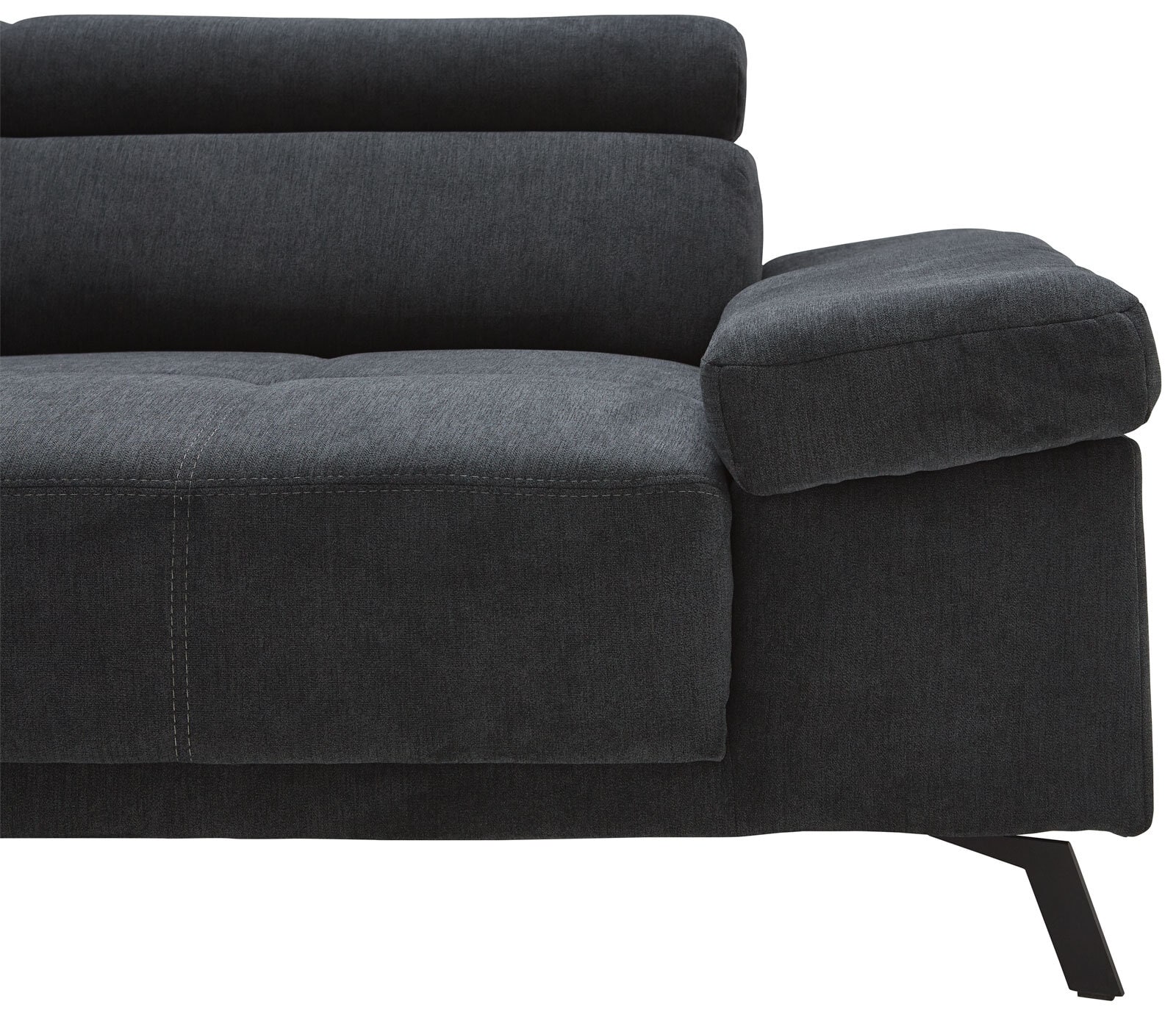 Ecksofa DENIA F 192 x 309 cm dunkelgrau