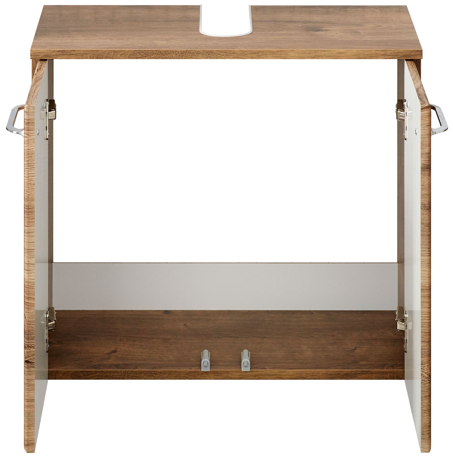 Waschbeckenunterschrank 60 x 53 cm braun