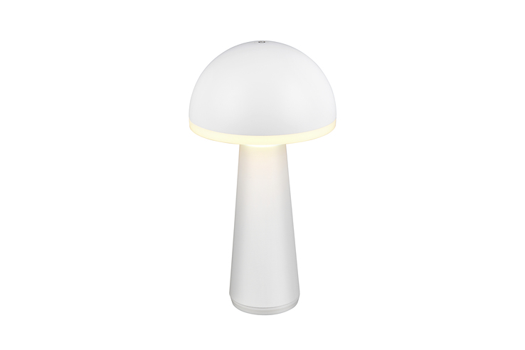 RL mobile LED Tischlampe LENNON 21,6 cm weiß