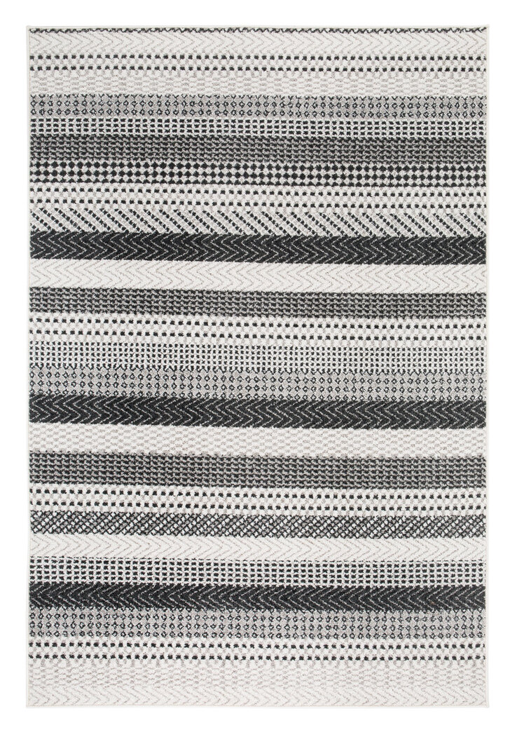 Kelim-Teppich HALMSTADT 160 x 230 cm hellgrau