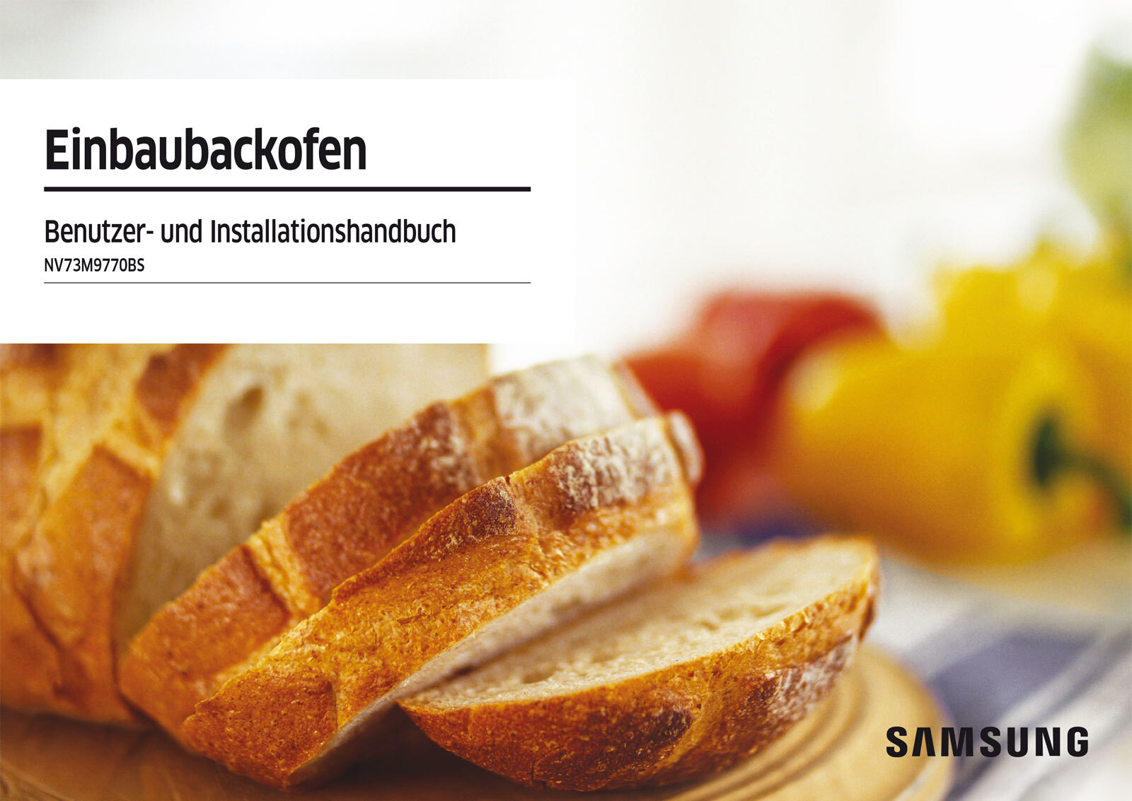 SAMSUNG Einbaubackofen NV73M9770BS/EG Edelstahl schwarz