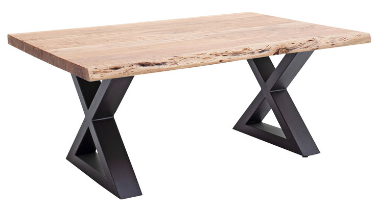Couchtisch CARTAGENA X110 anthrazit /massiv natur