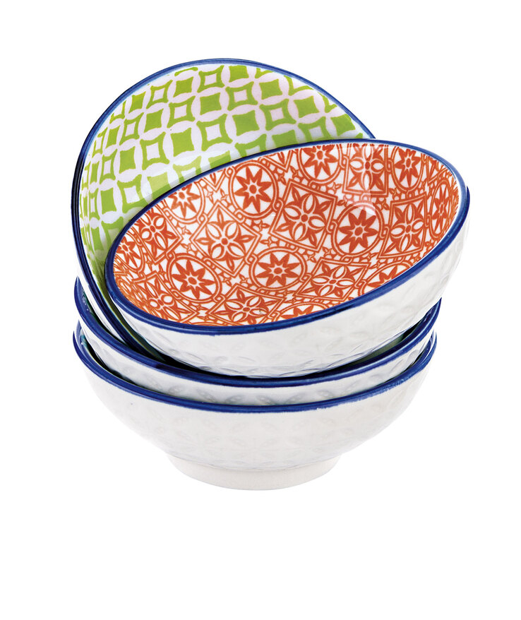 CreaTable Schälchen MEDITERRAN 4er Set 8 cm currygelb