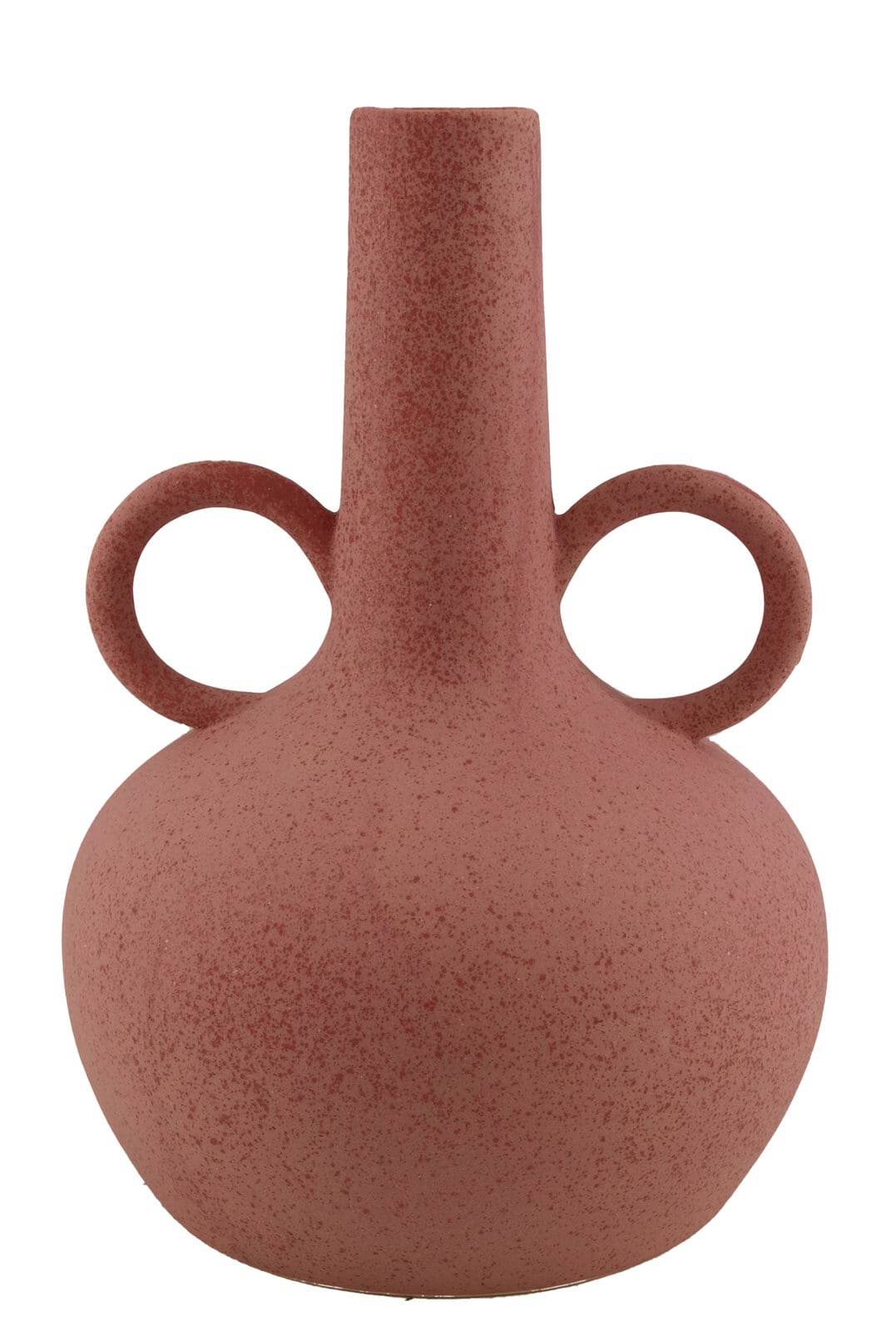 Vase 29 cm mattrot