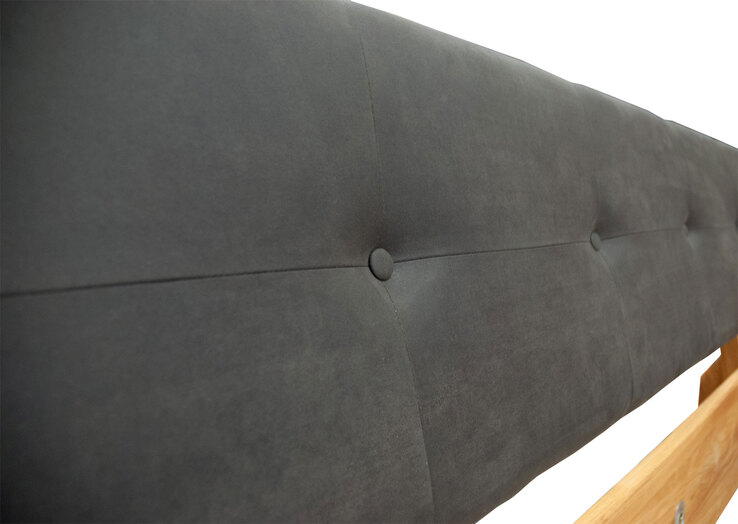 TRAUMWERKSTATT Bettgestell 140 x 200 cm Wildeiche massiv