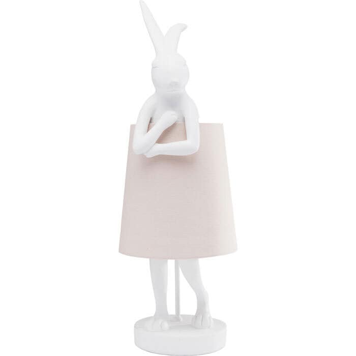 KARE DESIGN Retrofit Tischlampe ANIMAL RABBIT 68 cm weiß