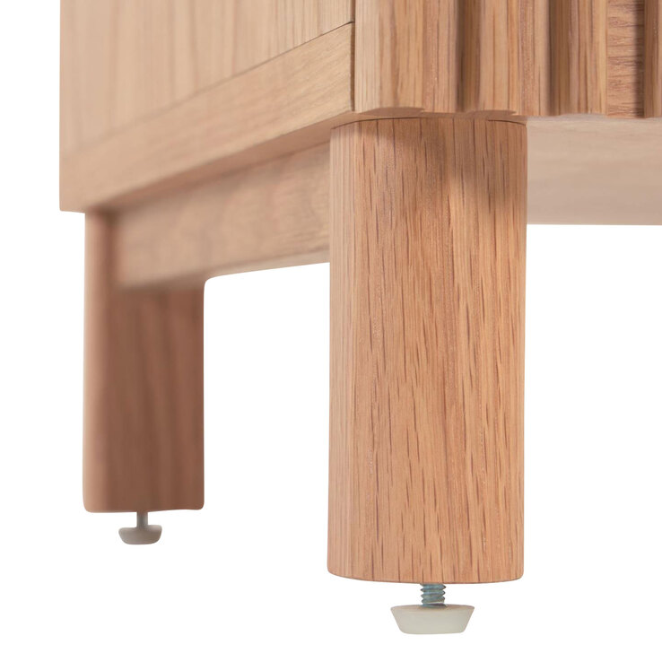 Kave Home Regal BEYLA 170 x 84,5 cm Eiche braun
