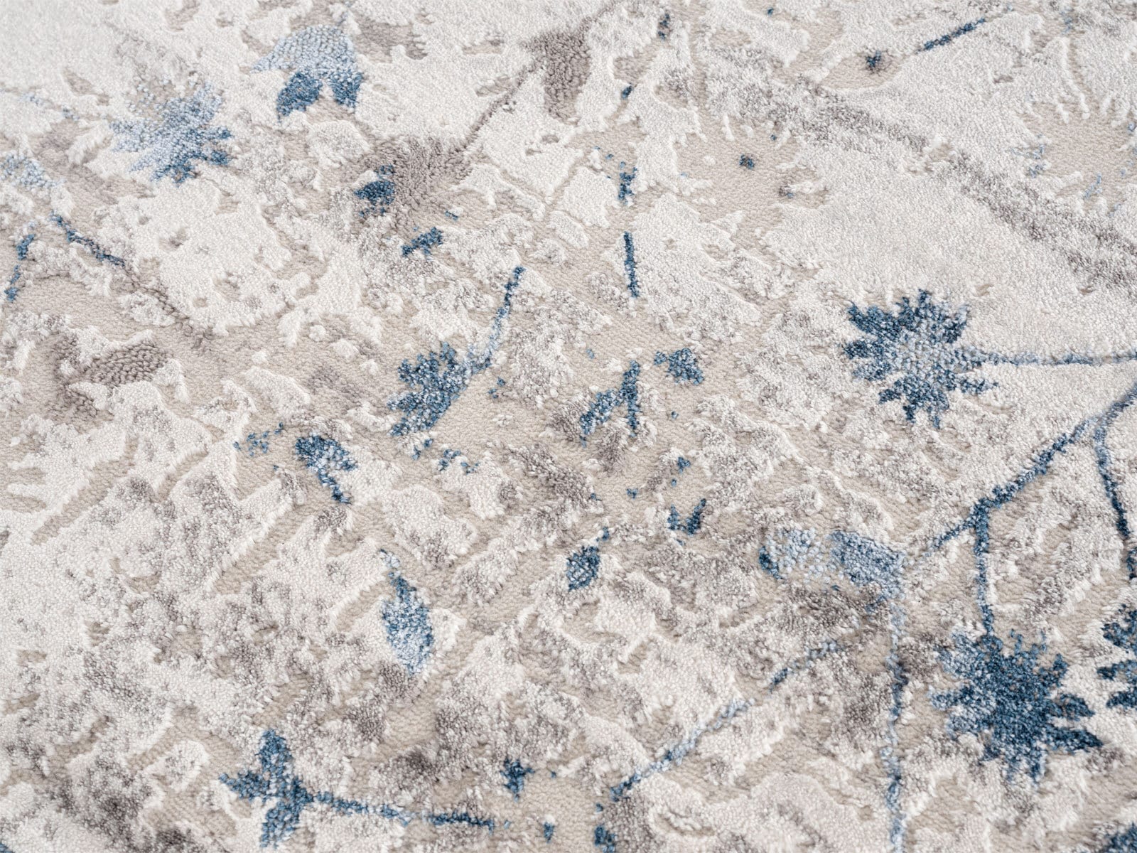 Teppich ANTEA 133 x 190 cm blau 