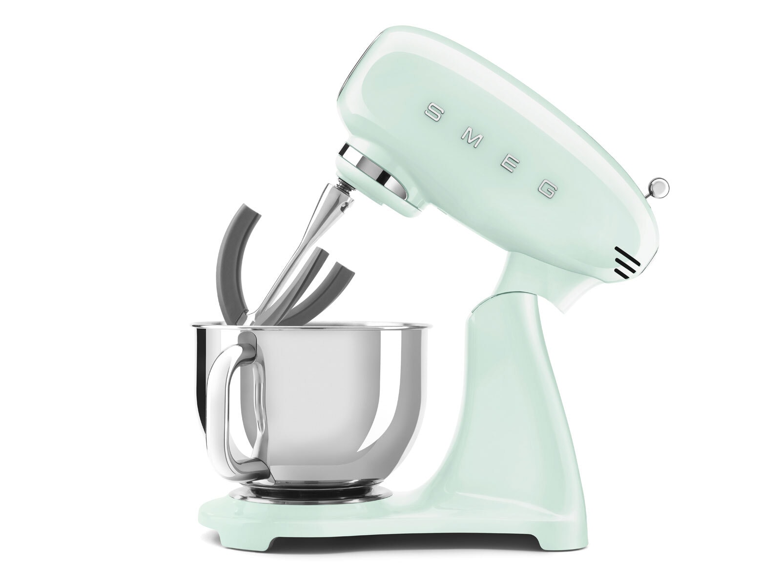 SMEG Küchenmaschine Full-Color Pastellgrün/ silberfarbig