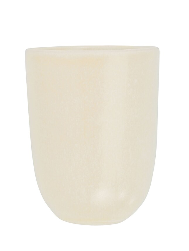 CreaTable Becher PIETRA 300 ml Keramik sandbeige