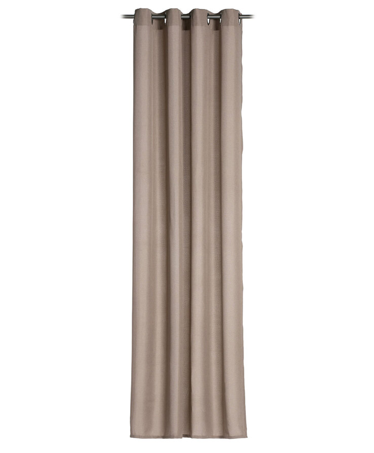 GÖZZE Ösenschal LINUS 140 x 245 cm braun/grau