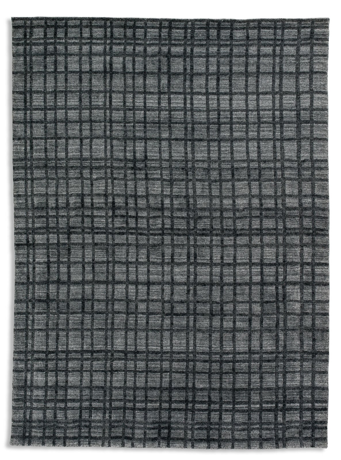 SCHÖNER WOHNEN-Kollektion Teppich COSETTA GITTER 200 x 300 cm grau