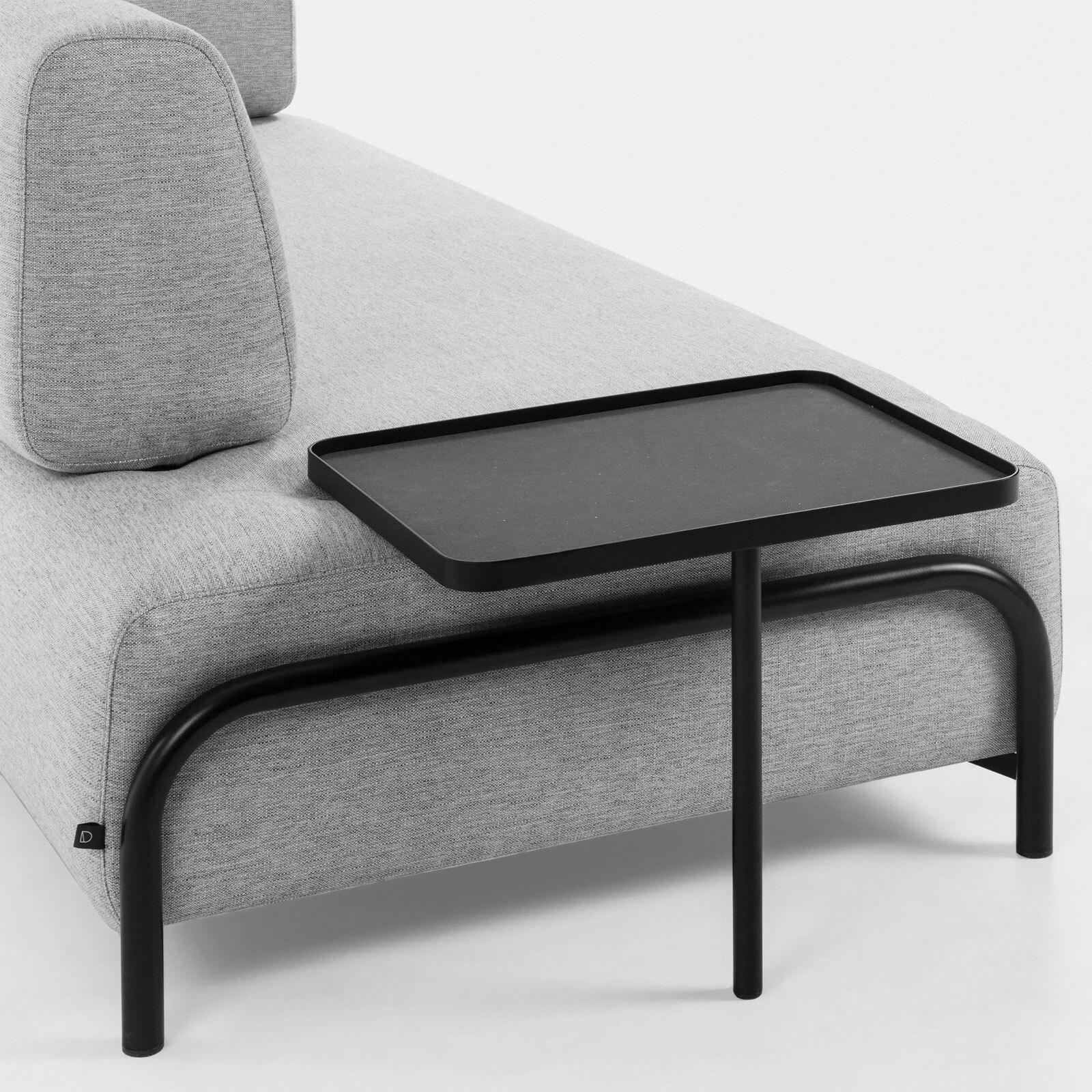 Kave Home Sofa 3-Sitzer COMPO hellgrau