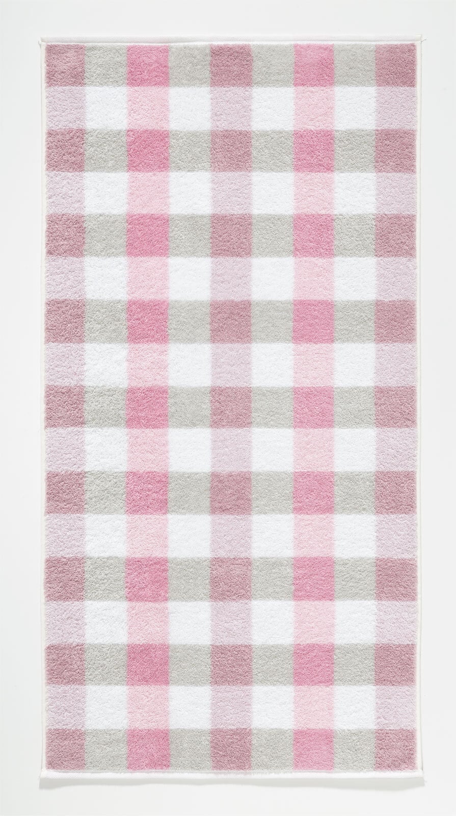 Cawö Handtuch KARO 70 x 140 cm rosa