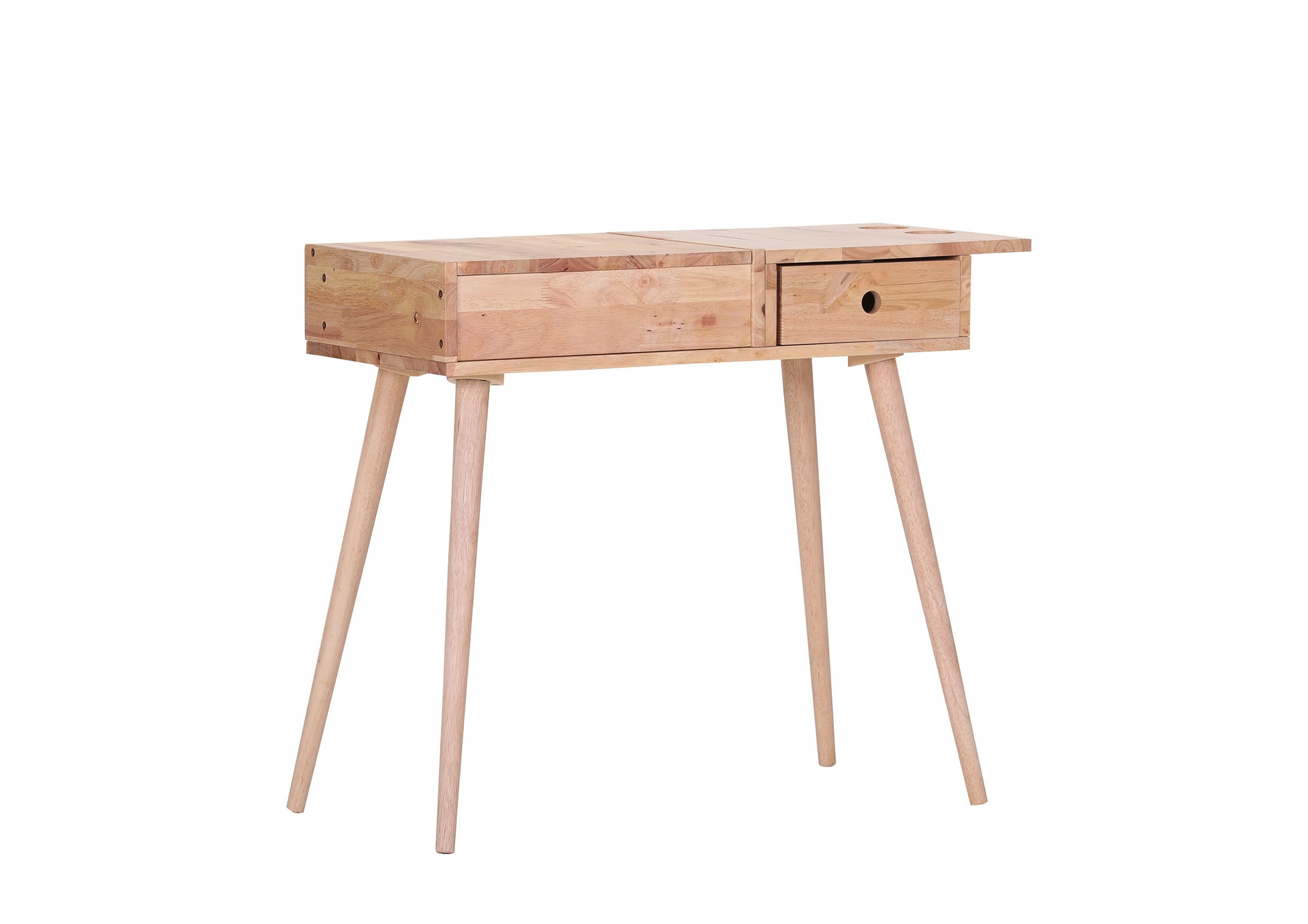 INTERhome Schminktisch RUBBY 90 x 77 cm Rubberwood massiv