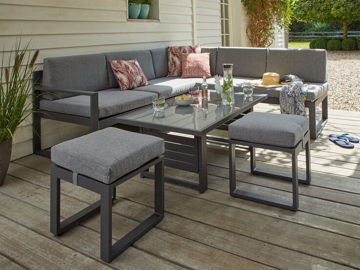 Garden FLAIR Dining Gartenlounge LANGEOOG 5-teilig