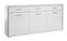 CASAVANTI Sideboard TRENTO 184 x 89 cm NB Hochglanz tiefzieh weiß