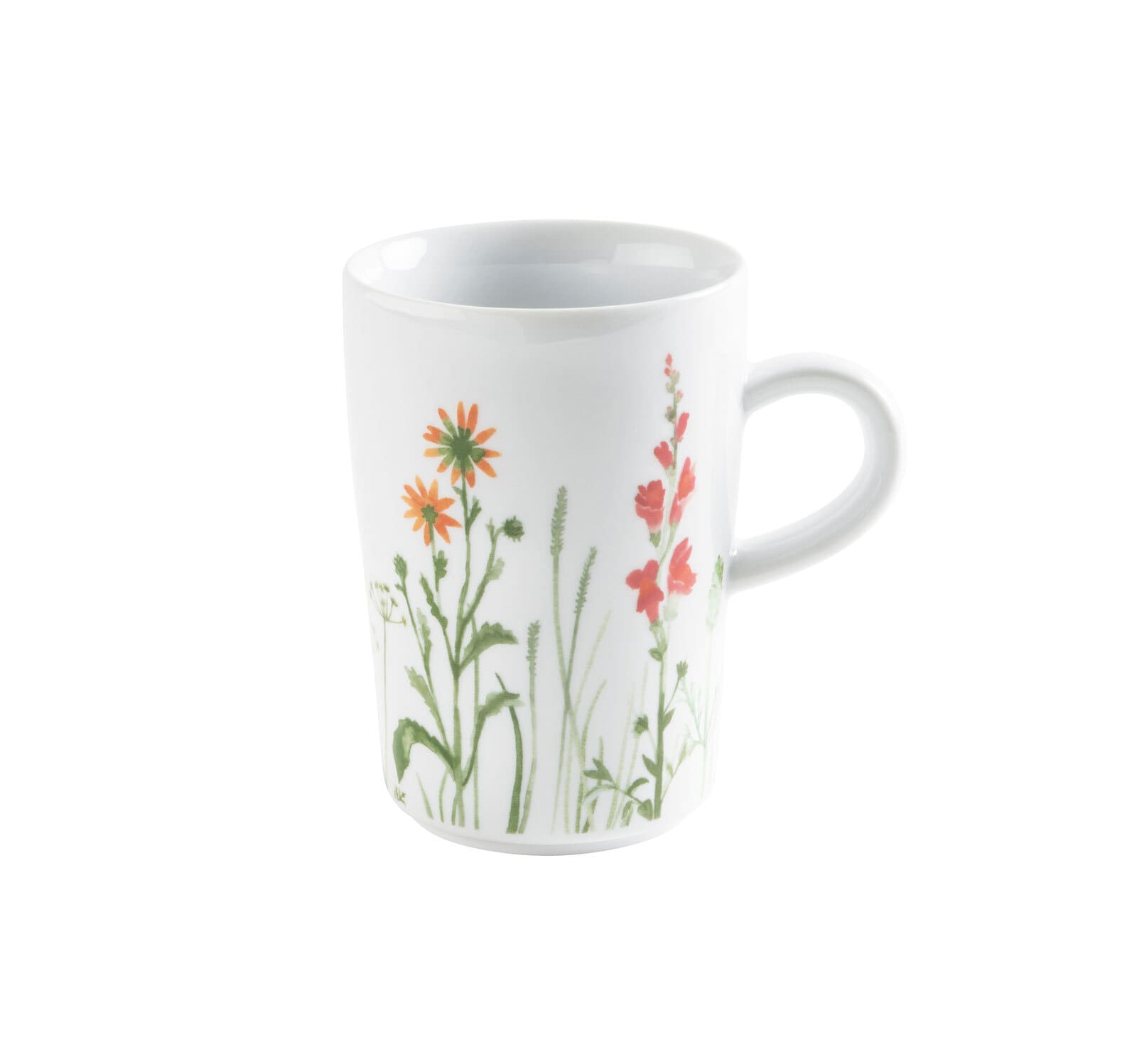 KAHLA Kaffeebecher WILDBLUME 6er Set rot/ gelb